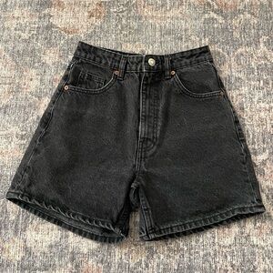 Zara High Rise Denim Shorts